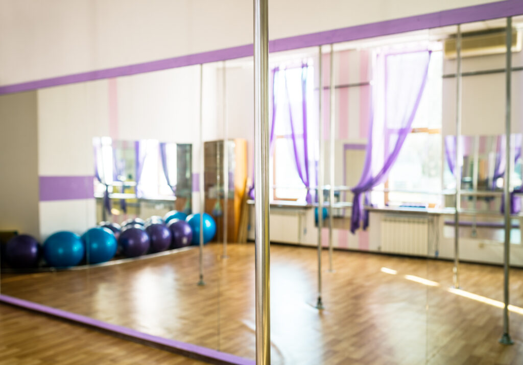 Professional Custom Mirror Design in Greater Atlanta Area yoga